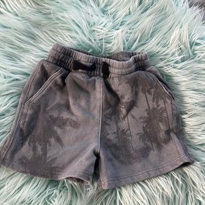Palm tree grey shorts